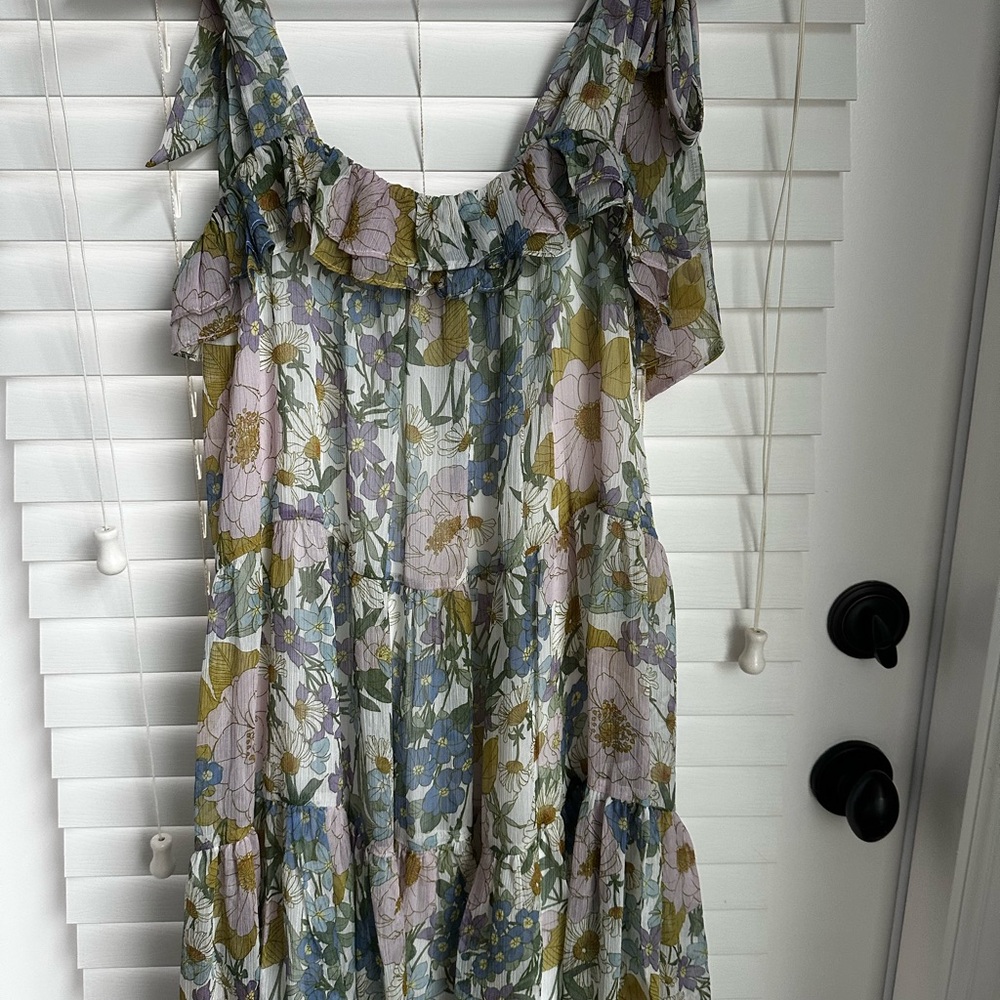 Floral Ruffle Dress